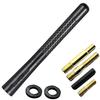 HTharros Short Antenna for Cars, General Purpose AM FM Helical Antenna, High Sensitivity, Carbon
