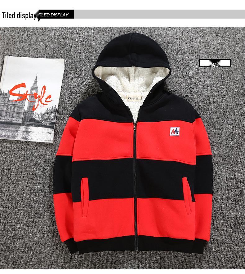 Boys' Plus Size Fleece-Lined Sweatshirt for Ages 8-16