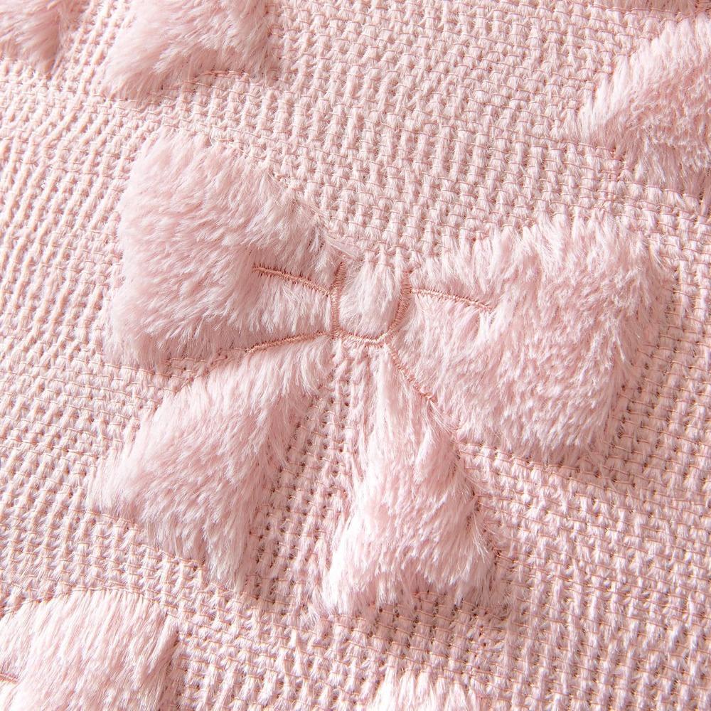 Plush Backrest Cover Warm Pillowcase Cozy Sofa Cushion Cover  Easter