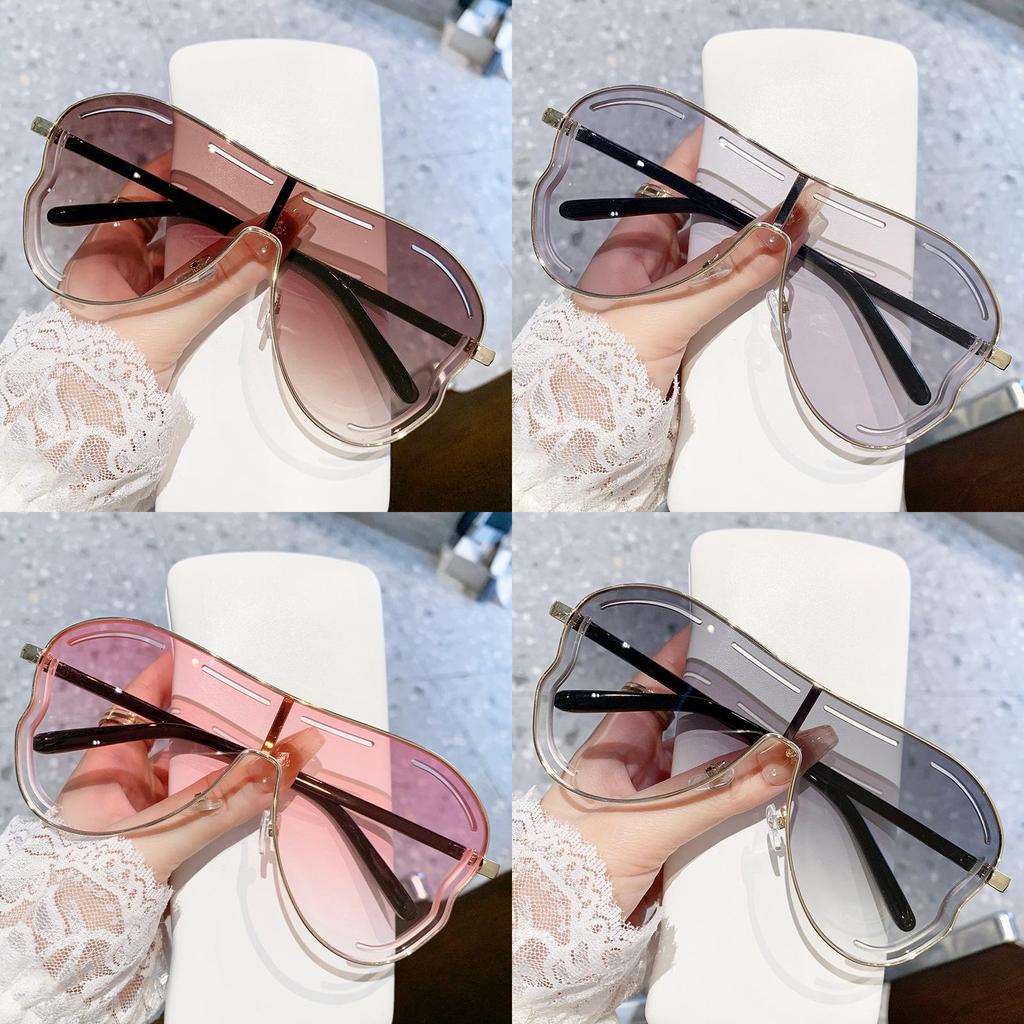 European Style Oversized Hollow Frame Sunglasses For Trendy Looks