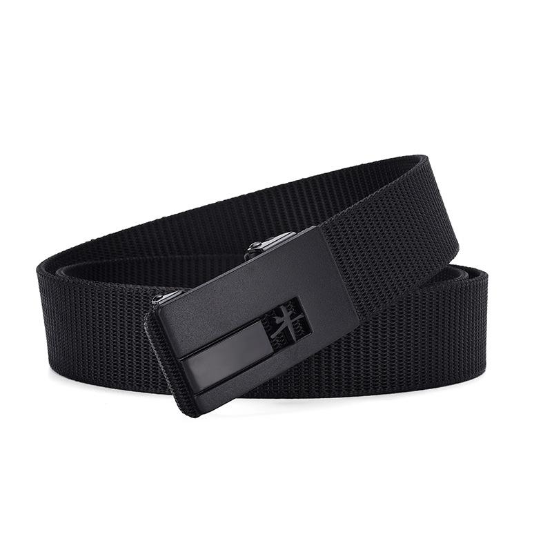Zodiac Toothless Canvas Belt Simple Automatic Buckle Imitation Nylon Belt Casual Men'S Belt