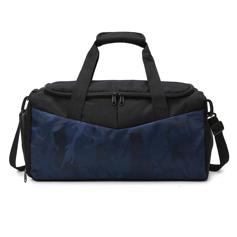 Personalized niche design going out large-capacity portable travel bag dry and wet separation belt shoe compartment fitness bag can cover tie rod