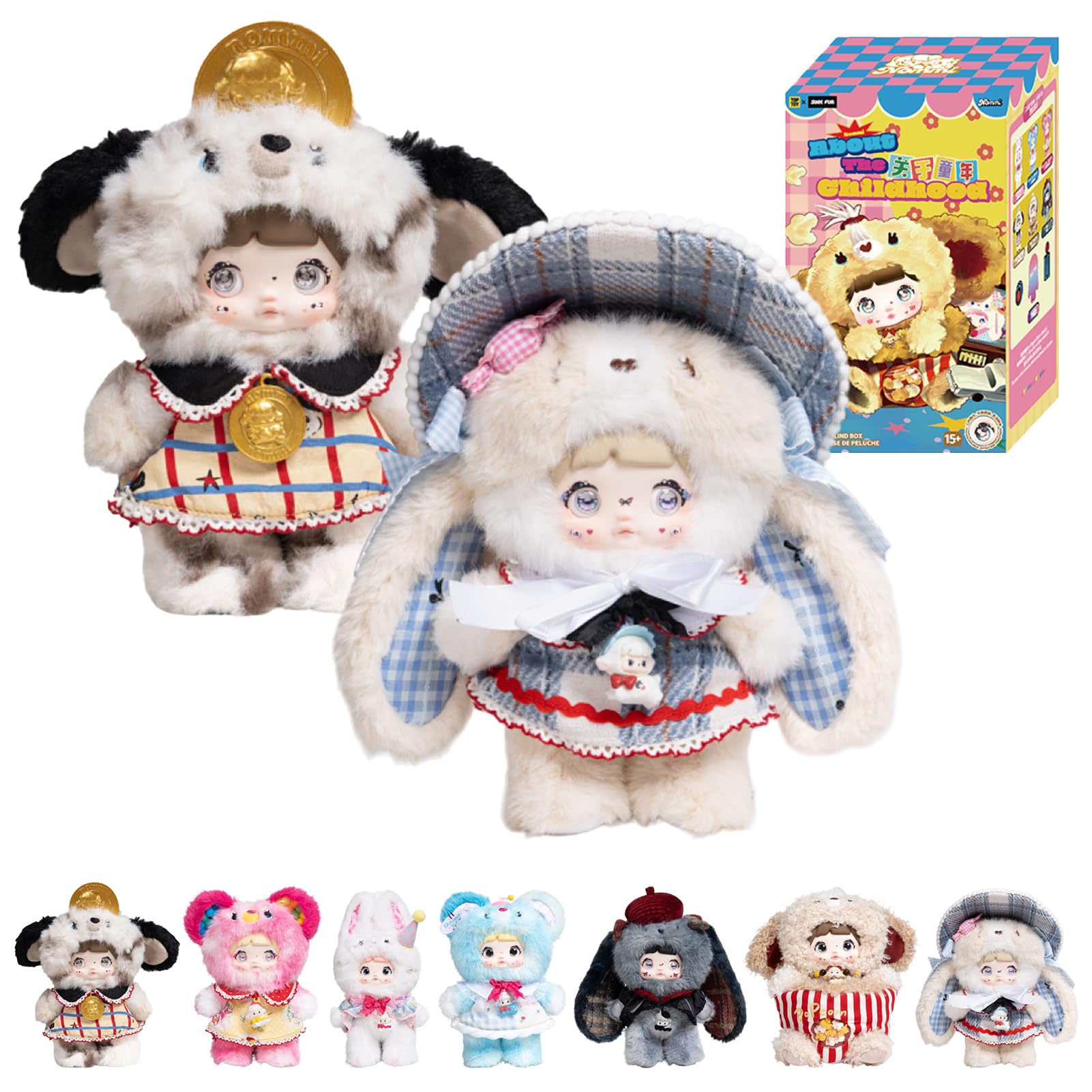 

TOP TOY x Nommi Серия [Воспоминания о тех днях] Плюшевый кулон [1 шт.] Фигурка-сюрприз из Гacha-пон Гачапон Пластиковая модель Премиум-игрушка Мягкий винил Подарок на день рождения