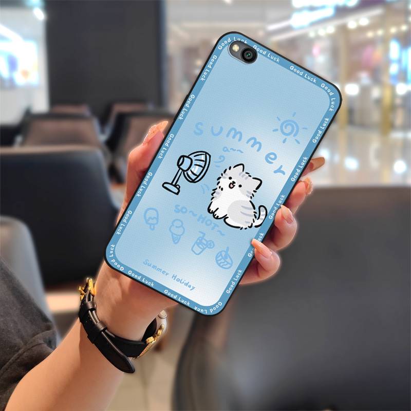Cartoon Full Wrap Phone Case For Xiaomi Redmi GO Cute Protective Shockproof Silicone Graffiti Anti-knock Dirt-resistant