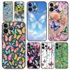 Butterfly Design Phone Case Cover for iPhone 17 16 15 14 13 12 Pro Max 11 Pro Max 17 AIR Plus Shockproof Soft TPU Shell Fundas