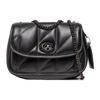 Pillow Madison Nappa Soft Leather Shoulder Bag , Crossbody Bag Medium Women's Black (Unisex) Shoulder Bags C8560 V5BLK