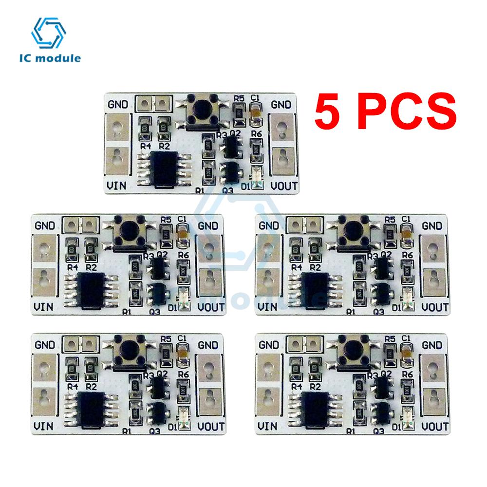 10 Pcs Dc 5V 12V 2A Bistable Self-Locking Switch Module Led Controller Relay Touch Electronic Board