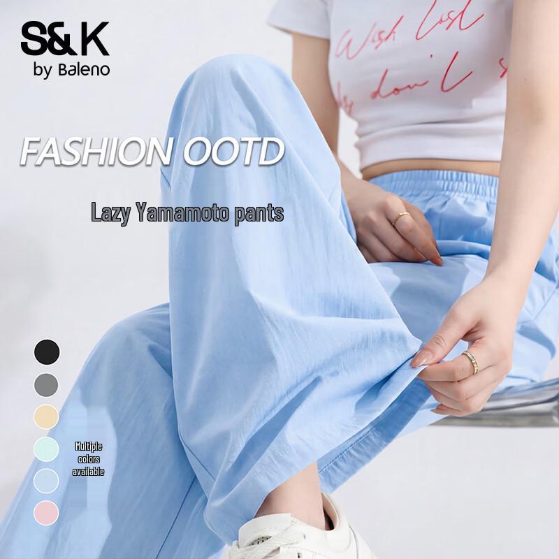 Baleno S&K Women s High-Waist Wide-Leg Pants S1