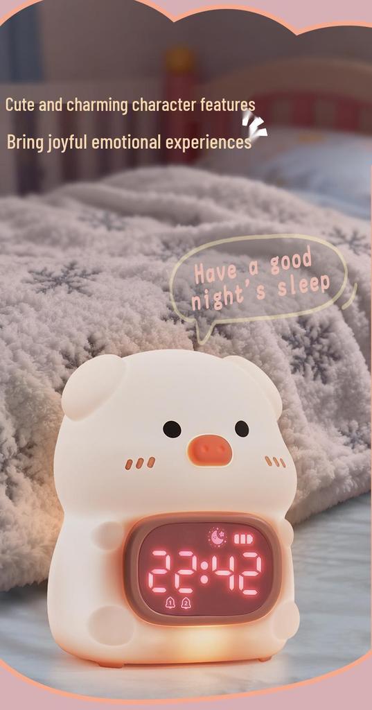 Smart Alarm Clock for Kids: Wake-Up Reminder, Birthday Gift, Study Tool & Night Light