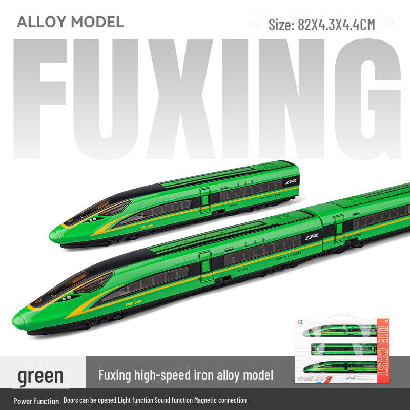 

Модель скоростного поезда Fuxing из сплава - игрушка для сборки и моделирования для мальчиков