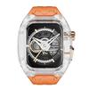 Transparent Modification Kit For Apple Watch 11/10 46mm 42mm/Ultra 2 3 49mm Series 9 8 7 6 5 SE 45mm 44mm 40 41mm Refit Mod Case