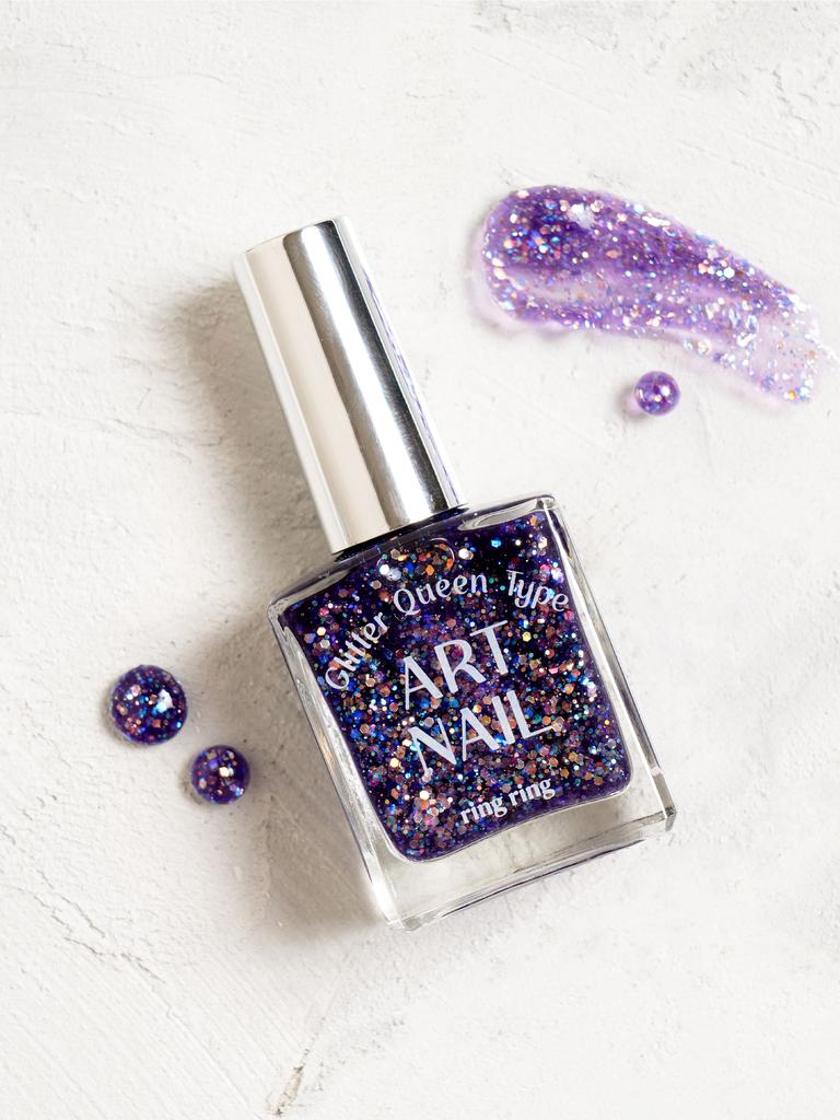 Glitter Queen Navy Ring Art Nail Polish 13ml