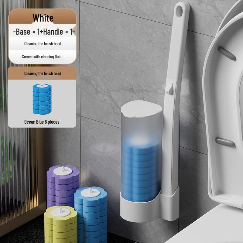 Spazzolino da Toilette Monouso da Parete con Testina di Ricambio