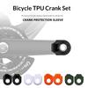 ENLEE 1Pair Bicycle Crank Arm Protectors TPU Crankset Covers Anti-Scratch Guards for Cycling