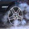 FOUR 63mm 66mm Wheel Center Hub Caps Covers Carbon Fiber Pattern Black Universal