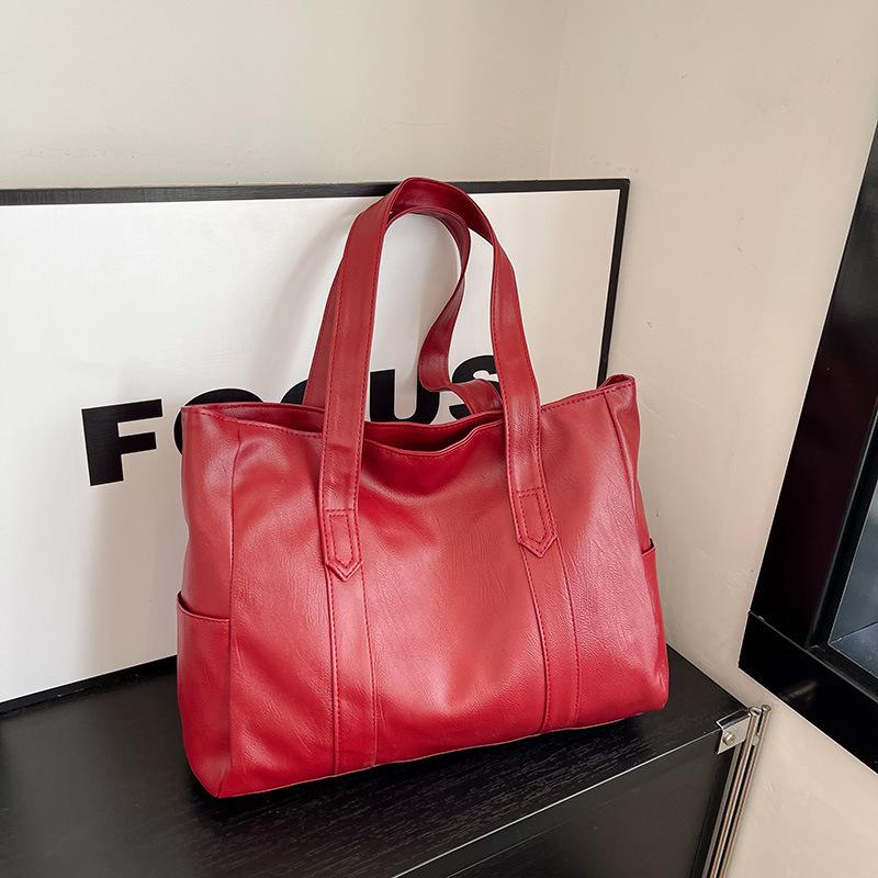 Big Bag Women's 2025 Tide Korean Version Versatile Large-capacity Tote Bag Shoulder Handbag Crossbody Large-capacity Storage