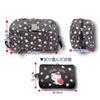 Hatayama Shoji Folding Boston Bag Fruit Hug Kuromi When in H34 x W50 x D24cm When H17 x W25cm 33202838 use stored