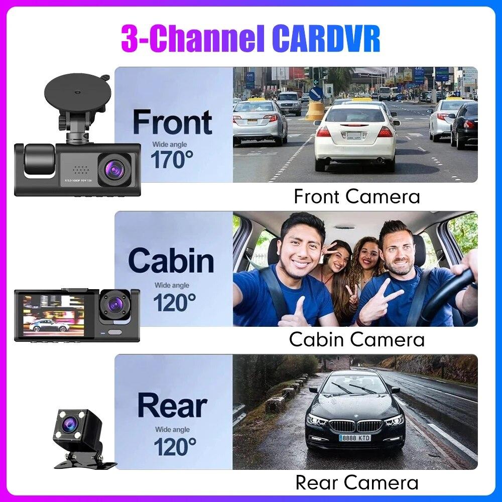 Auto DVR HD 1080P Palubní kamera IPS Videorekordér Cyklus Palubní kamera Zrcadlo Řídicí rekordér Noční vidění