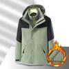 Men's Plus Size Convertible Two-Piece & Women's Three-in-One Waterproof Mountaineering Suit for Autumn-Winter with Custom Logo.