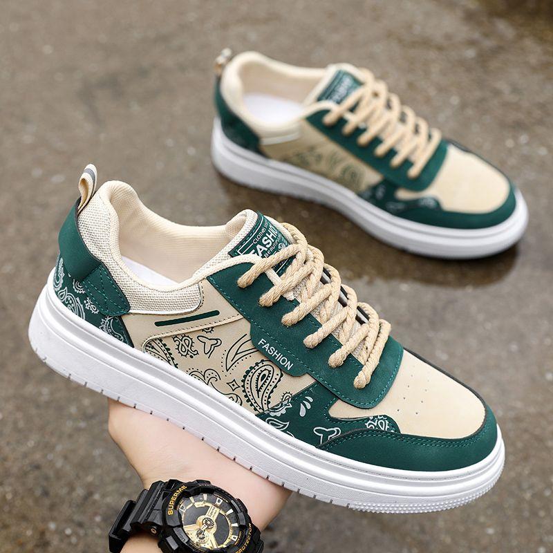 Fashion 2025 Spring and Summer New Korean Style Trendy Versatile Sports and Leisure Low Cut Breathable Shoes for Male Students