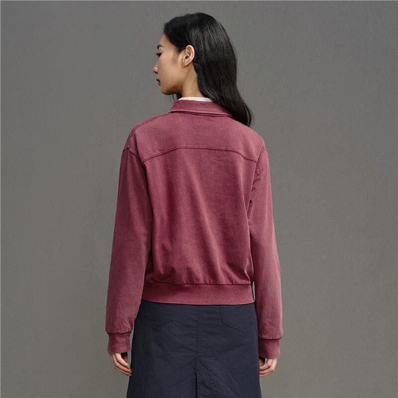 GIORDANO CONCEPTS Women's 2025 A/W Embroidered Pure Cotton Loose Polo Shirt