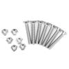 340pcs M3 Hex Socket Flat Head Stainless Steel SS304 Screw Bolt Nut Assortment Set