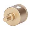   Hole Saw Carbon Steel Tile Holes Opener Drill Bit for Porcelain Glass Triangular Shank