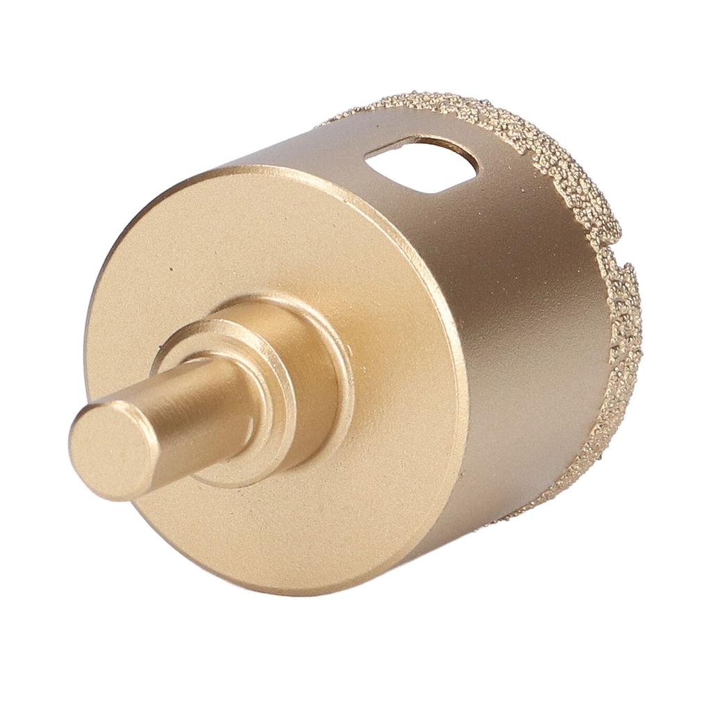 Hole Saw Carbon Steel Tile Holes Opener Drill Bit for Porcelain Glass Triangular Shank