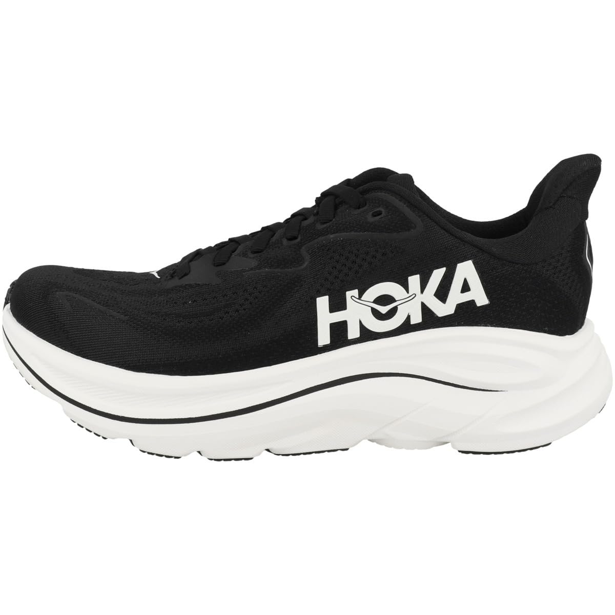 

HOKA Clifton 10 Wide Black and Size 4 UK Women s Sneakers, White,