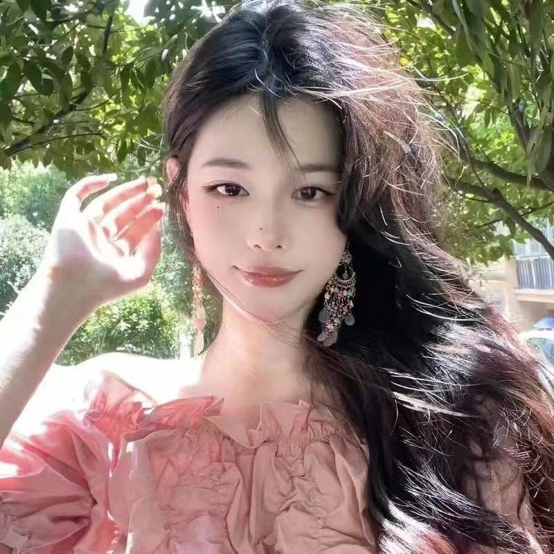 Ethnic Style Crystal Long Fringed Earrings Personalized Exaggerated Earrings Bohemian Travel Jewelry