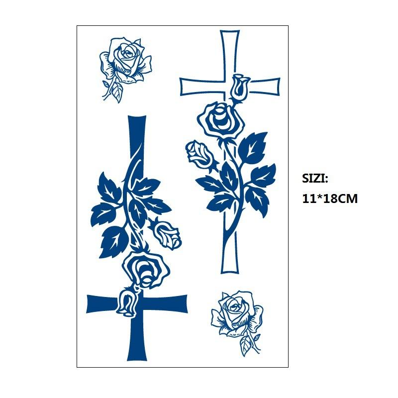 Emmy Naklejka Tatuaż Ziołowy Stopniowa Zmiana Geometryczny Gwieździste Niebo Łańcuch z Gwiazd Trwały Nieodblaskowy Naklejka Transferowa Wodna