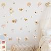 Watercolor Floral Wall Stickers Removable Peel and Stick Boho Flower Wall Decals for Nursery Bedroom Living Kids Room Home Decor