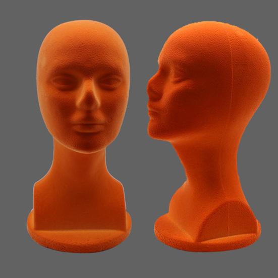 Ženská pěnová hlava, forma na paruku, klobouk, pokrývky hlavy, modelka, stylingový salonní manekýn