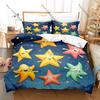 Cartoon Star Bedding Set Single Twin Full Queen King Size Bed Set Adult Bedroom Duvetcover Sets Anime Bed Sheet Set