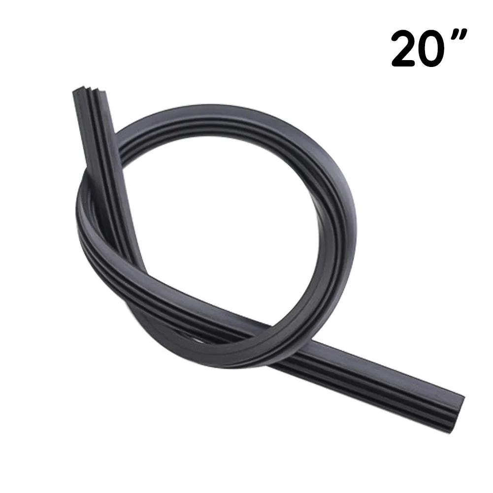 Car Wiper Blade Windscreen Wipers Insert Natural Rubber Strip 10mm Windscreen FR Wipe Car Accessories