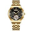 Mens Stainless Steel Luminous Clock Watch Casual 3Bar Waterproof Outdoor Sport Wristwatch