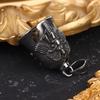 New Men'S Motorcycle Wind Retro Punk Hip Hop Rock Wings Motorcycle Character Bell Pendant Necklace