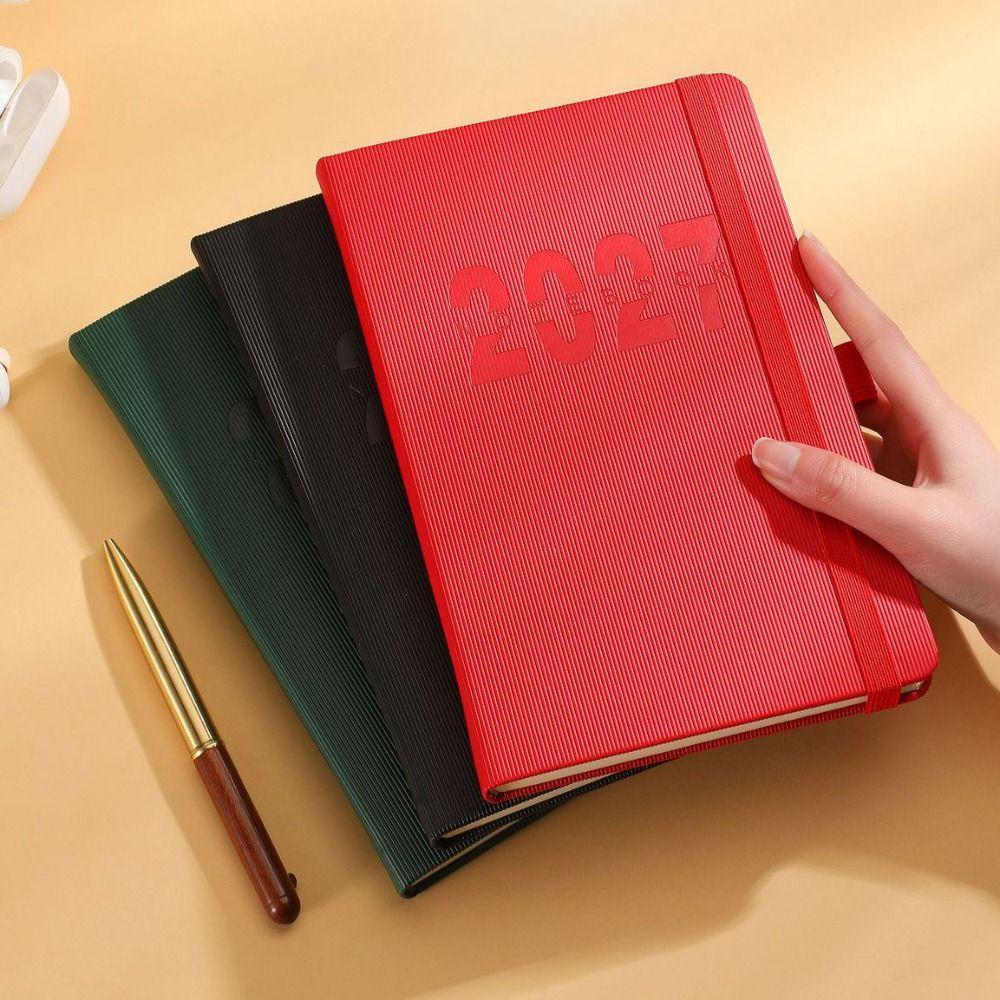 Wear-resistant 2027 Schedule Planner Notepad English To-do List Notebook  School Office Supplies