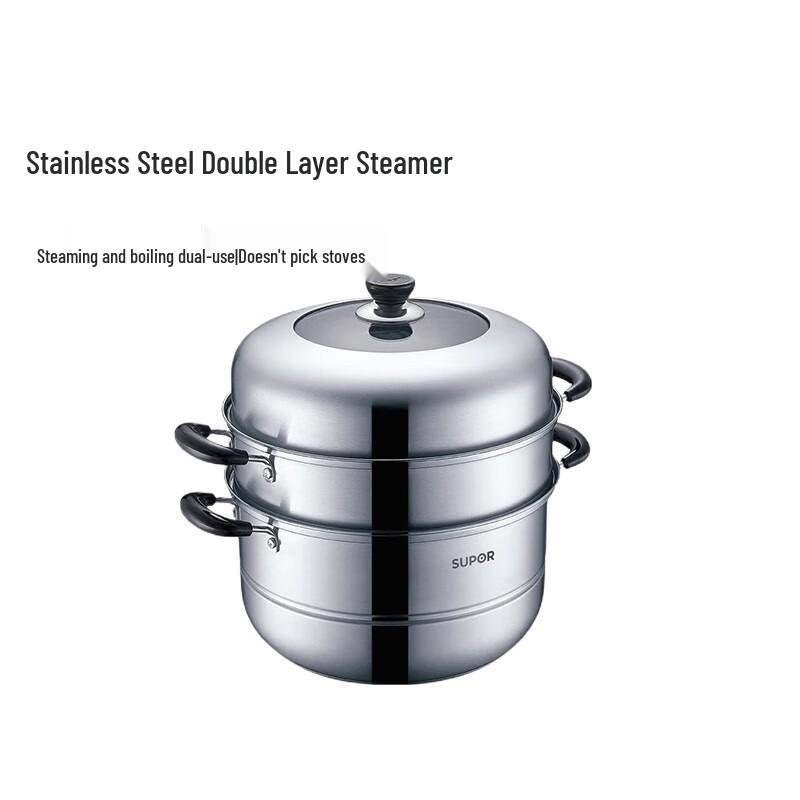 Supor 304 Stainless Steel Steamer Pot