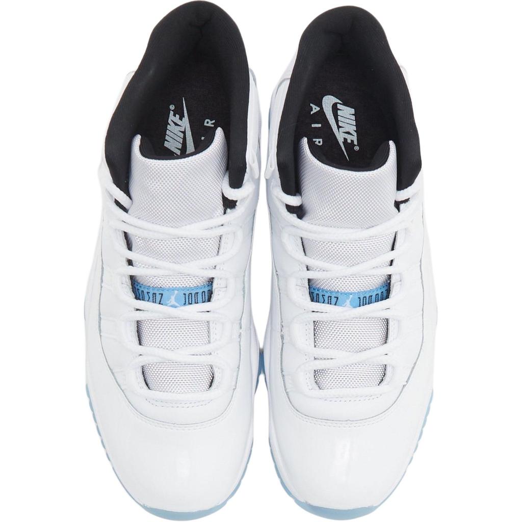 Air Jordan 11 Retro PS Legend Blue / Columbia 2024 Scarpe da Ginnastica per Bambini Bianco Nero 378039-104