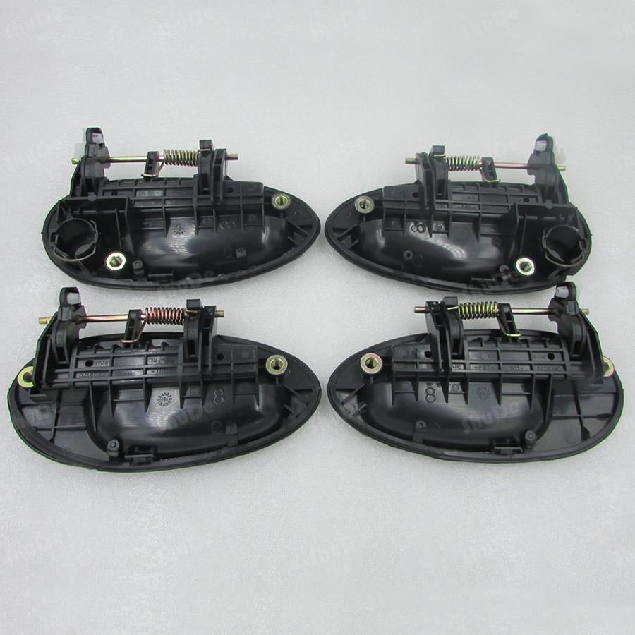 For Chery QQ / A1 / QQ6 Cowin1 Car Accessories Outer Door Handle Outside Original Hand-clasping 4pcs