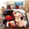 3D Print Japanese Geisha Samurai Bedding Set Double Twin King Duvet Cover Comforter Pillowcase Boys Girls Adults Bedroom