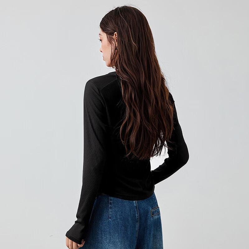 Women's 5A Antibacterial Slim-Fit Long-Sleeve Base Layer T-Shirt