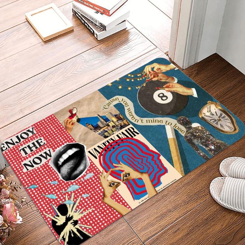 Multi Pattern Non-Slip Waterproof Doormat Easy Clean Entrance Floor Mat Home Decor Durable Minimalism So Fashion and Beautiful