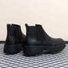 New Thick Bottom Chelsea Boots for Men Fashion Brand Ankle Boots Comfortable Genuine Leather Man Motorcycle Boots High Top Shoes
