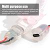 1/10pcs Plate Waterproof USB-C Power Port TYPE-C Female Connector Jack 2pin Type C 5A Input Type Charging Socket with LED Light