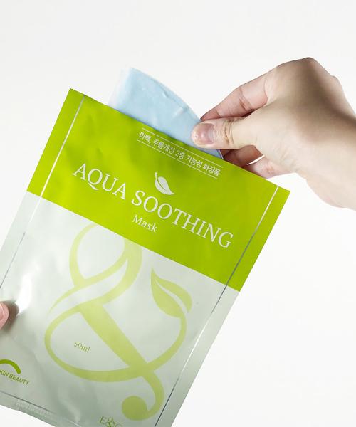ENCOS Functional Essence Aqua Soothing Mask Pack 50ml (5 Sheets)