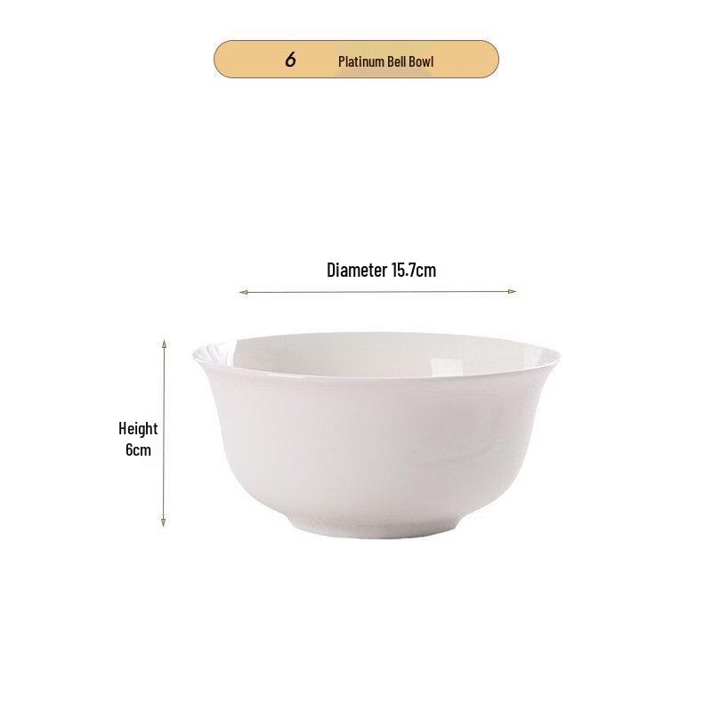 Abay Bone China Rice Bowl Set