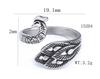 Heiß verkaufte Accessoires, personalisierte Trendmarken, Tierserien, pfauenförmige Ringe für Männer und Frauen