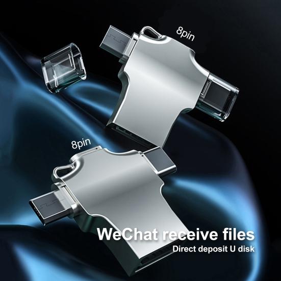 

OTG USB Adapter High-speed 3-in-1 Type-C/USB/8-Pin/USB No-Latency with Cover Phone Disk Mobile Mobile Converter Phone Accessories